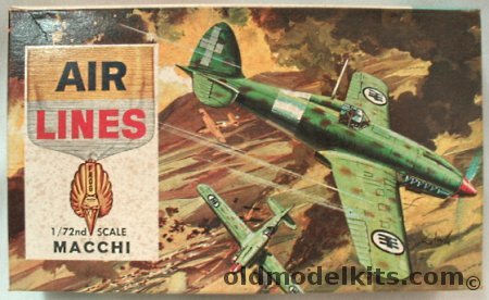 Air Lines 1/72 Macchi MC-202 Folgore, 3903 plastic model kit